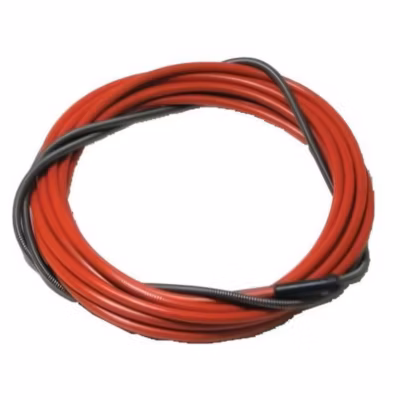 Gaine guide-fil acier rouge 4m pour fil de 1mm – ABRICOR BINZEL – 124.0031