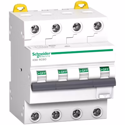 A9d57416 – Disjoncteur Différentiel Tétrapolaire 30ma – 16a – Type Ac – 6ka – Schneider Ic60