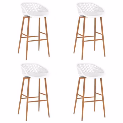 vidaXL 4x Chaises de Bar Sièges de Comptoir Tabourets de Pub Chaises de Bistro Chaises de Comptoir Tabourets de Bar à 248165