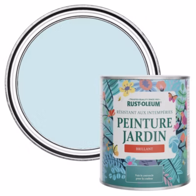 Peinture Bleue pour Jardin et terrasse, Finition Brillante – RUST-OLEUM – Eucalyptus 750ml