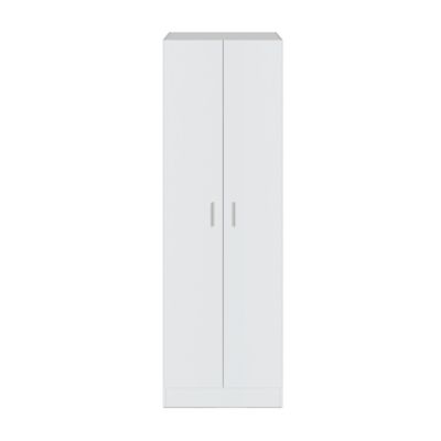 Armoire de rangement 2 portes blanc L58 cm – SAVIO