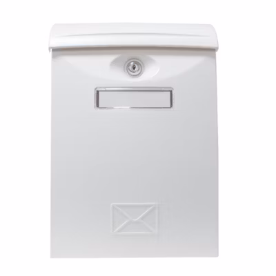 AMIG – Boîte aux lettres  7 – 345 x 240 x 105 mm – Plastique – Blanc