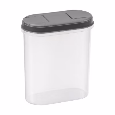 Boite verseuse pour 1kg de Farine 2,4 litres – Gris