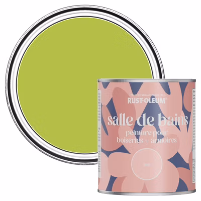Peinture Verte pour Boiseries de Salle de Bains, Mate – RUST-OLEUM – Citron vert 750ml