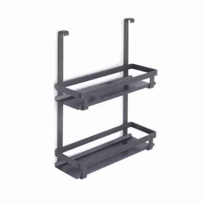 Emuca Porte-bocaux à épices Titane, acier, gris anthracite