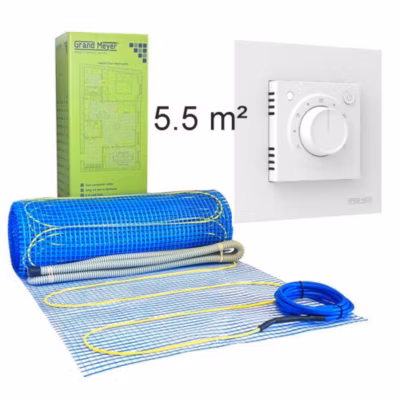 Kit chauffage au sol 5,5 m², 170 W/m² + MST-9 thermostat