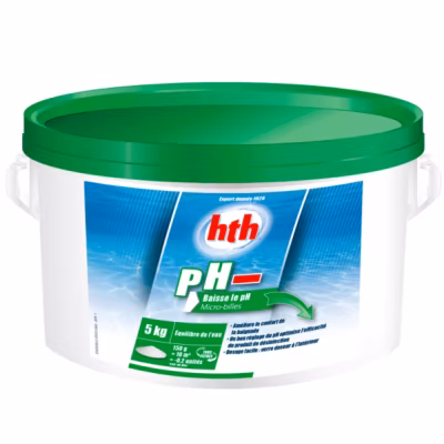 Correcteur de pH hth MOINS micro-billes – 5 kg – 5 kg