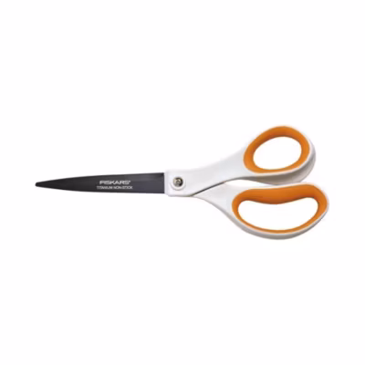 Ciseaux titanium Fiskars multi-usages 21 cm droitier gaucher