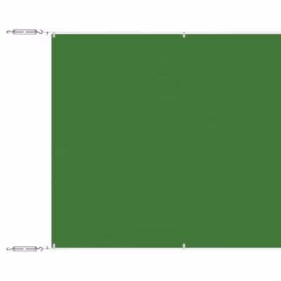vidaXL Auvent Vertical Ecran de Protection Ecran d&rsquo;Intimité de Balcon Auvent de Patio Jardin Extérieur Vert Clair 60×1000 cm 14830