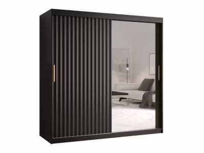 Armoire Hartford 338, Nombre d&rsquo;étagères: 9, 200x180x62cm
