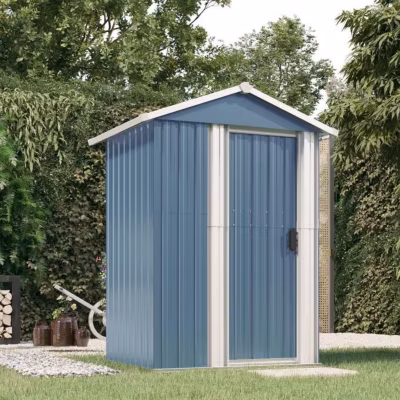 vidaXL Abri de jardin Gris 126×97,5×177 cm Acier galvanisé 316234