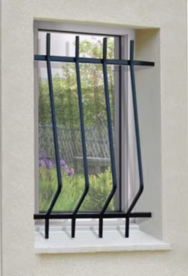 Grille de Defense Standing pour Fenetre H 125 cm x L 140 cm (côte tableau)