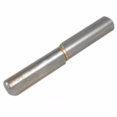 Charnière à profilé en acier de 120 mm, à axe fixe, soudable