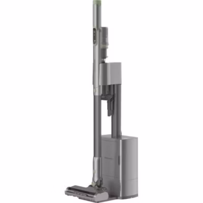 Aspirateur Balai  avec base de vidange – ARTHUR MARTIN – AMAB148   200 W   40 min d&rsquo;autonomie   80 AW – Gris