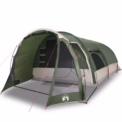 Tente familiale tunnel 8 personnes vert imperméable vidaXL