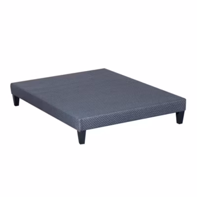 Sommier en bois Tapissier Kit 90×190 cm Coloris Gris ciment Livré en kit