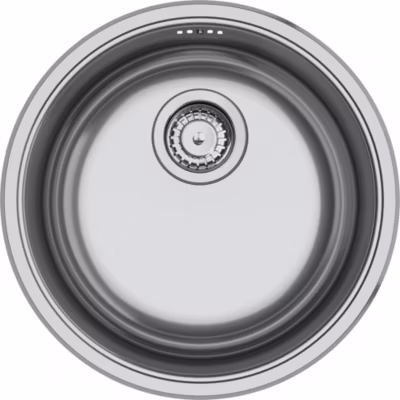 Evier Franke Rotondo ROX110-38 – Inox Lisse – Vidage : Manuel