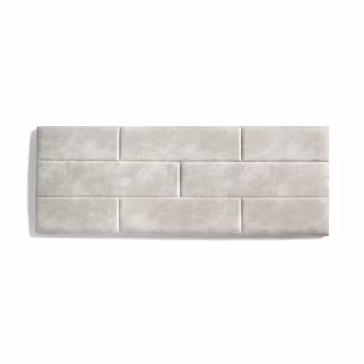 Tête de lit – ECCOX – 162x57x5 cm – Tissu Anti-Tache – Design Contemporain – Blanc Cassé