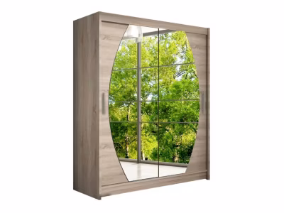 Armoire Closico Camera VIII, Nombre d&rsquo;étagères: 5, 200x150x58cm