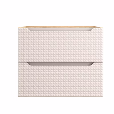 Meuble sous vasque 60 à 90cm LUXOR BEIGE salle de bain 2 tiroirs – 70