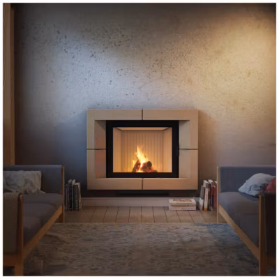 Insert cheminée NADIA 13 kW – acier