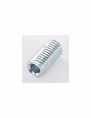 Vis métaux Sans tête six pans creux (sthc) Clé de 3 HC3 M6X6 Bout plat Acier zingué – 1 pièce