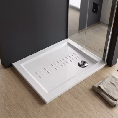 Receveur De Douche 70X90 Rectangulaire En Céramique Blanche H 5,5Cm – Ligne
