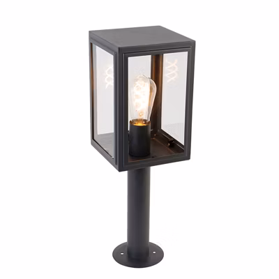 Lampadaire d&rsquo;extérieur gris 50 cm IP44 – Sutton