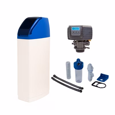Adoucisseur d&rsquo;eau Pentair 30 L Vanne Fleck 5600 SXT complet avec accessoires et mise en service