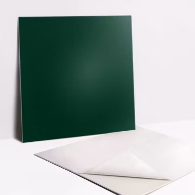 Carreaux vinyle Tulup 30×30 cm Couleur verte 9 pcs