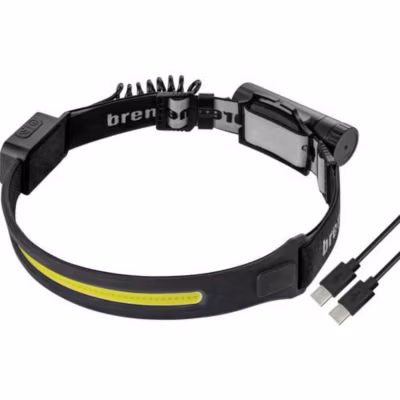 Brennenstuhl Lampe frontale LED LuxPremium SL 500 A, 500 lm, détecteurs de mouvement, IP44