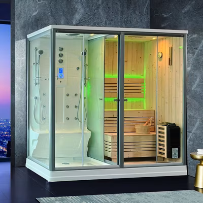 Combi Sauna Douche Hammam Boreal SH220D – droite