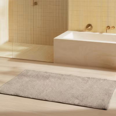 Tapis de bain et descente de lit Ficelle 70×120 cm TRECCIA