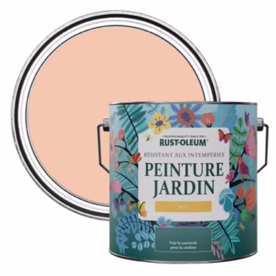 Peinture Rose pour Jardin et terrasse, Finition Mate – RUST-OLEUM – Corail 2,5 L