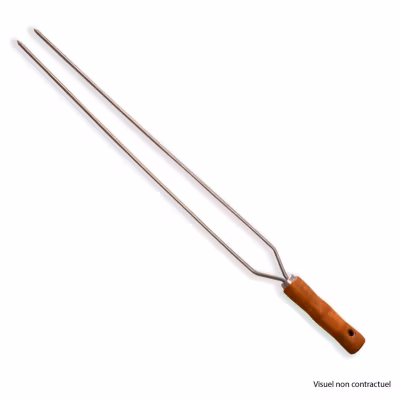 Brochette à double piques OYAT