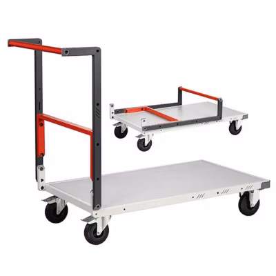Chariot pliable – Plateau 850x495mm – Charge max 250kg – Chariot de manutention à monter – 804721111