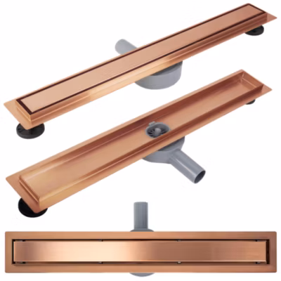 Drain Linéaire Rea Neox Pro 700 Brush Copper