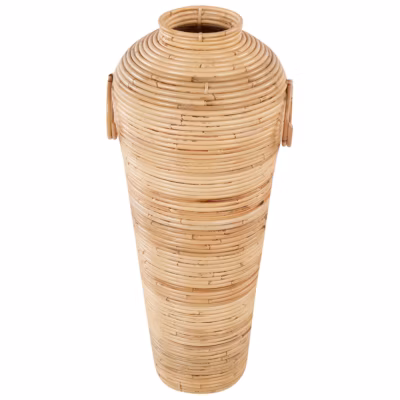 Vase décoratif ELATIA Rotin 70 cm Naturel