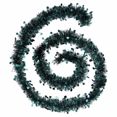Guirlande de noël pastille embossée olive 100x4x2m- Modéle B- Atmosphera