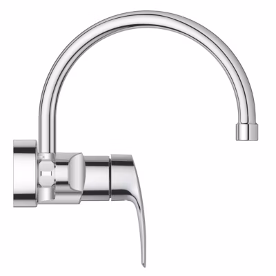 EUROSMART Mitigeur Monocommande d&rsquo;évier, Chrome (32482003)