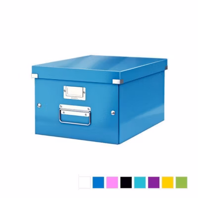 Boîte de rangement en carton Taille Moyenne A4+ – Violet