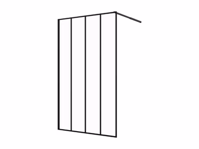 Paroi de douche à l&rsquo;italienne style industriel – 120 x 200 cm – ATALIA II