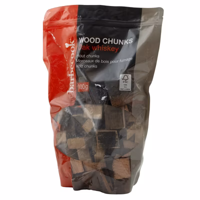Chunk bois de fumage Barbecook 900 g – Chêne Whisky