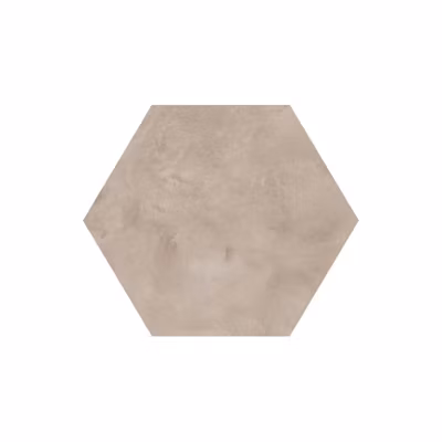 Carrelage sol / mur hexagonal effet ciment vieilli gris claire 25×21,6 cm TERRA GRIGIO