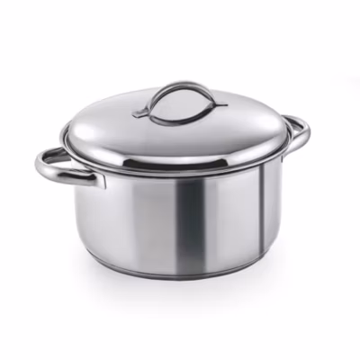 Casserole avec couvercle en Acier au nickel-chrome 1,8 L H 95 mm Diamètre 160 mm Was Germany