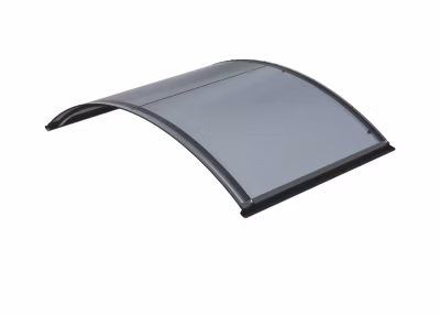 ARCTOM Auvent ARC 160×90, couleur anthracite RAL7016, plaque anthracite
