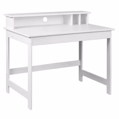 GRISELDA – Bureau Bois Massif Vernis Blanc