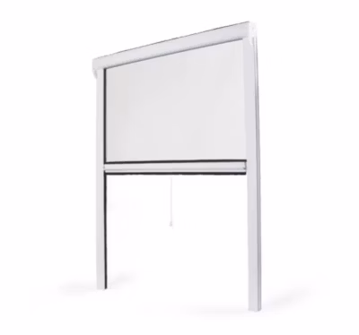 Moustiquaire Enroulable pour Fenêtre – L100 x H160cm – Recoupable – PVC Blanc – Anti-insectes
