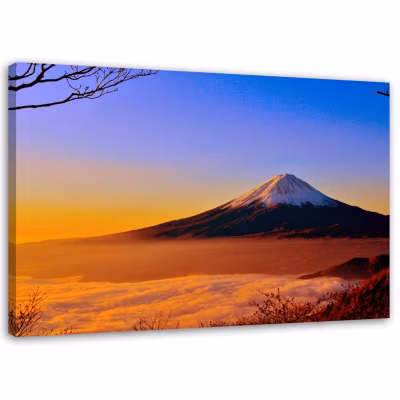 Cadre déco, mont Fuji paysage de montagne 60×40 cm