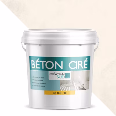 Béton ciré salle de bains – Kit complet 5m² (en 2 couches) –  Dune – CREATION SUD